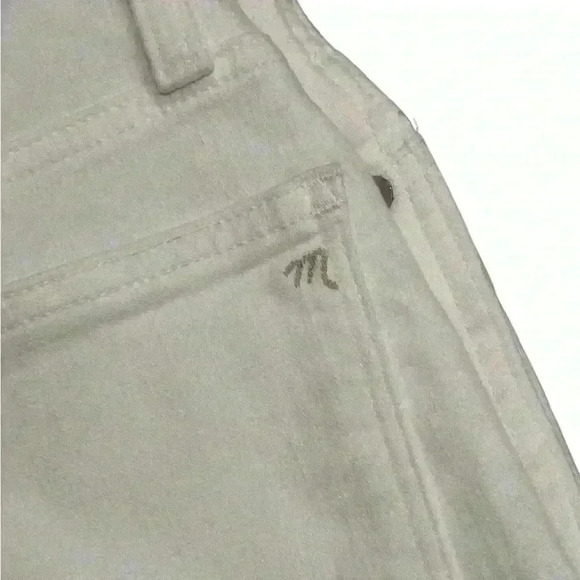 Madewell 10” high rise white skinny crop size 23 - Picture 8 of 14